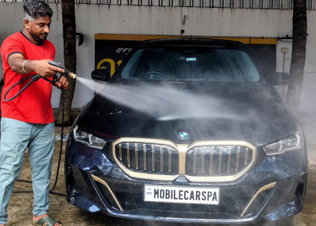 Doorstep Car Wash Service - Mobile Car Spa Chennai